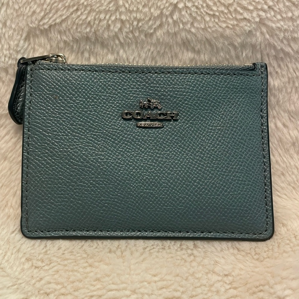 Blue Coach card holder